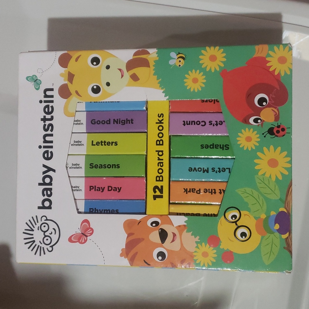 Colorful Board Book Set Baby Einstein
